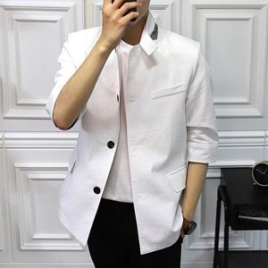 [후앙스] 7부린넨 비조포인트 자켓 CFJK7359