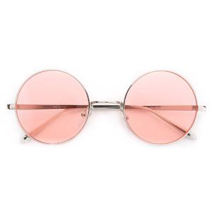 둥근 얇은 은테 동글이 컬러 틴트 선글라스