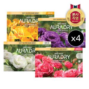 [구김방지] 샤프란 아우라 건조기용 드라이시트 120매 X 4개 (향 골라담기)
