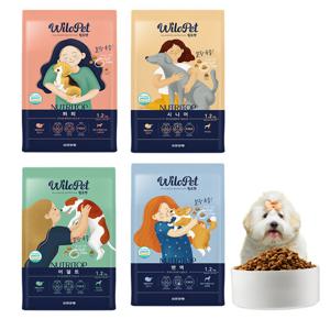 [윌로펫] 저알러지 고단백  강아지 소프트사료 뉴트리탑 (1.2kg)