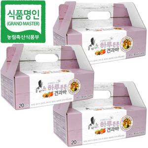 강봉석조청 하루든든 견과바 3박스(25g*60개)