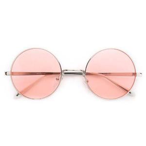 [다잇템]둥근 색상 틴트 은테 얇은 동글동글 선글라스