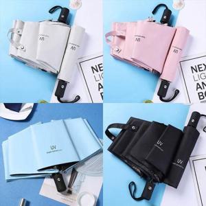 [삭스팡]UV 차단 암막 3단 자동 접이식 우산 & 양산