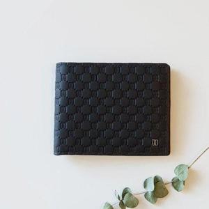 갤러리아_DBWA2E363BK 닥스 [LOUIS] 블랙 DD경판로고 매트 가죽 반지갑