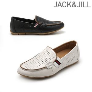 잭앤질 소가죽 펀칭 밴딩 컴포트화(JB3383)