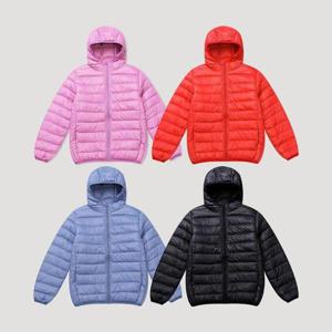 [인디비주엘]소프티 주니어 아동용 경량 후드 패딩