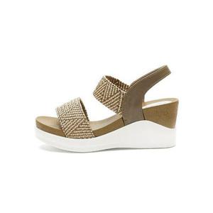 [세자매]여성 7cm 키높이 샌들 푹신한 통굽 스트랩 / 국내제작