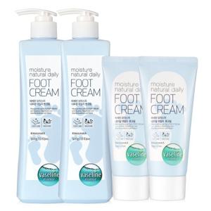 바세린 모이스처 풋크림 500ml 2개+60ml 2개