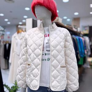 [베네통]강아지 인타샤 집업 구스 패딩(BAPD66461)_DG