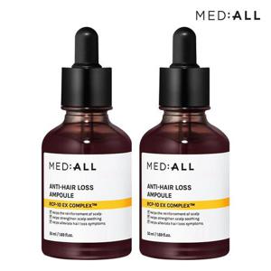 메디올 안티헤어로스 탈모케어 두피 앰플 50ml 2개