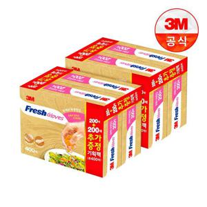 [3M]후레쉬 위생장갑(200+200매) x 2개