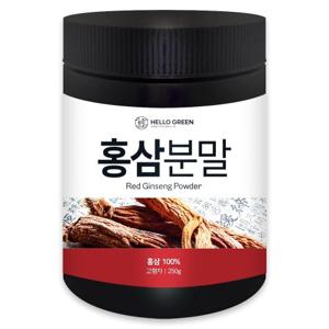 [헬로우그린] 국산 홍삼 분말 가루 250g(통)