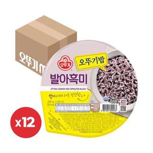 오뚜기밥 발아흑미 210g x 12개
