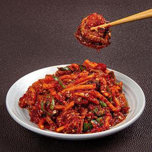 매콤달콤 양념 가리비 장 300g 순살 가리비 무침 가리비초무침 통영 가리비