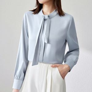 [몽벨리즈]타이넥모노블라우스 mde2302810