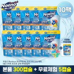 [10팩+10%앱적립]나에노 럭스클린 파워 캡슐세제 30캡슐X 10팩