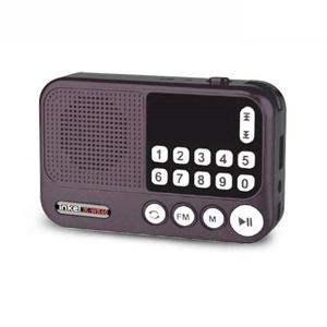 JMds 인켈 효라디오 휴대용 라디오 스피커 등산 산책 MP3 (그레이) WFKJ190