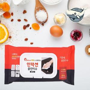 강력 청소 후드 기름때 세정제 물티슈 주방 WFHIEO6