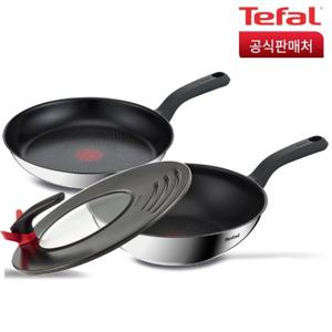 테팔 IH 에센스쿡 인덕션 3P(팬28+웍28+멀티뚜껑)