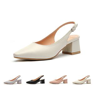 [정상가 159,000원] 엘칸토 여성 미들힐 슬링백 5cm LCWO89I313