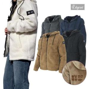 [에이치에스라이프]후리스 플리스 뽀글이 겨울 자켓 점퍼 집업 여성 남성 엣지애 공용 양털 융털 안감 의..