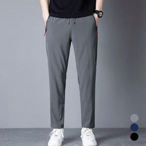 남성 여름 가을 쿨 스판 슬랙스 남자 아이스 바지 WE1C7E4