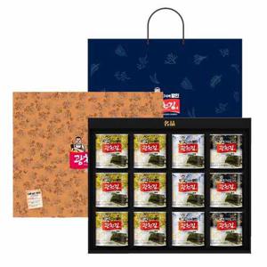 광천김 달인 2호 선물세트/재래캔30gx6개+파래캔3개+돌캔3개