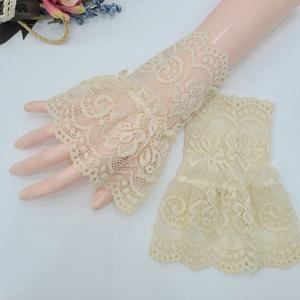 [애슬릿] 여성 레이스 망사 손등 가리개 운전 짧은 토시