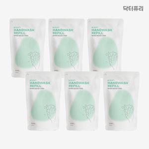 닥터퓨리 거품형 핸드워시 리필 250ml x 6개 (파우더향)