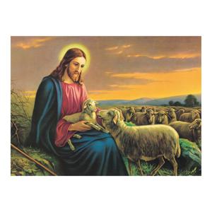 하비스 예수와양2 DIY 보석십자수 캔버스 40x50cm