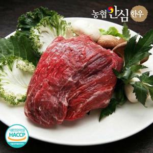 농협안심한우 1등급 한우 양지 국거리 600g(300g x 2팩)