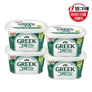 갤러리아_빙그레 요플레 그릭요거트 마일드 400g x4개