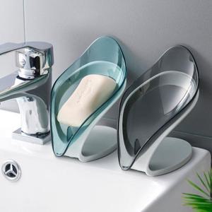 비누받침대 무타공 흡착 비누각 물빠짐 비누 거치대 그레이 F729