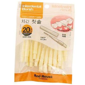 [셀러허브_여성트랜드패션]치간 칫솔 0.4mm 20입 1P 국산 임플란트