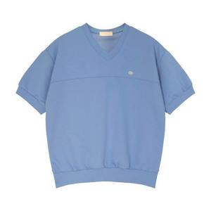 [디자이어로즈] 여성 브이넥 반팔맨투맨 반팔티셔츠