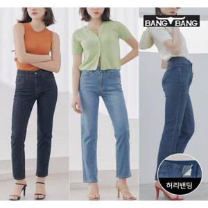 [뱅뱅][뱅뱅] 여성 썸머 라이크라 스트레치 데님 3종세트