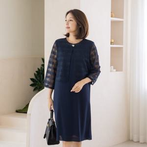 엄마옷 마담4060 로헨진주가디건원피스-QOP2504008-