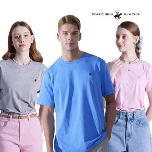 [비버리힐스폴로클럽][비버리힐스폴로클럽] 남여 코튼100% 반팔티 5종택1