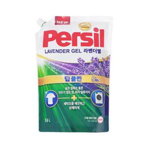 [유한락스]퍼실 딥클린 파워젤 라벤더 드럼/일반 겸용 리필 1.5L