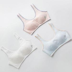 [마미누리]8907 주니어브라 주니어속옷 아동속옷 쥬니어브라 면스판 브래지어