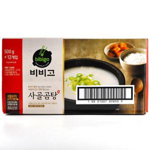 [코스트코] 비비고 사골곰탕 진 6000g (500g x 12개)