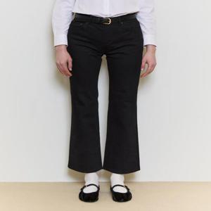 헤지스 여성 플레어핏 데님 팬츠 블랙  (HSPA5BC83BK)