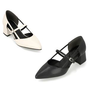 [정상가 159,000원] 엘칸토 여성 스트랩 메리제인 펌프스 5cm LCWD80I613
