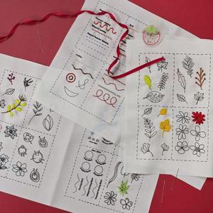 diy 프랑스자수 스티치 북 C