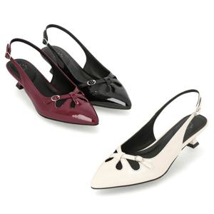 [정상가 159,000원] 엘칸토 여성 컷아웃 스트랩 슬링백 4cm LCWO49I613