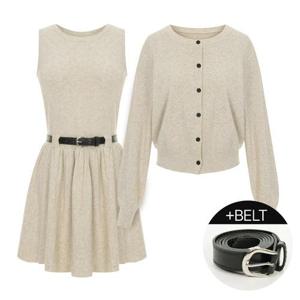 니트가디건원피스SET_P6ASE003C
