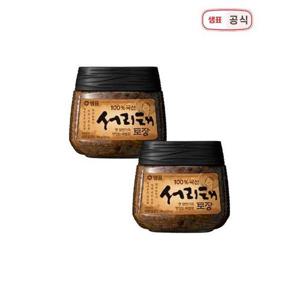 [샘표]100% 국산 서리태 토장 900g 2병