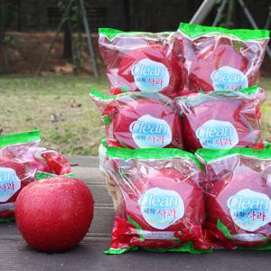 [이슬마루] 껍질째먹는 클린 세척사과 부사 3kg(14~16과)