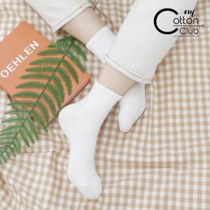 [NY코튼클럽] W2203 여성 무지 단목 양말 5족