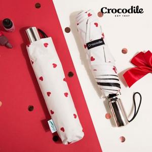 크로커다일 3단 슬림 하트 고정기능 자동 암막 우양산